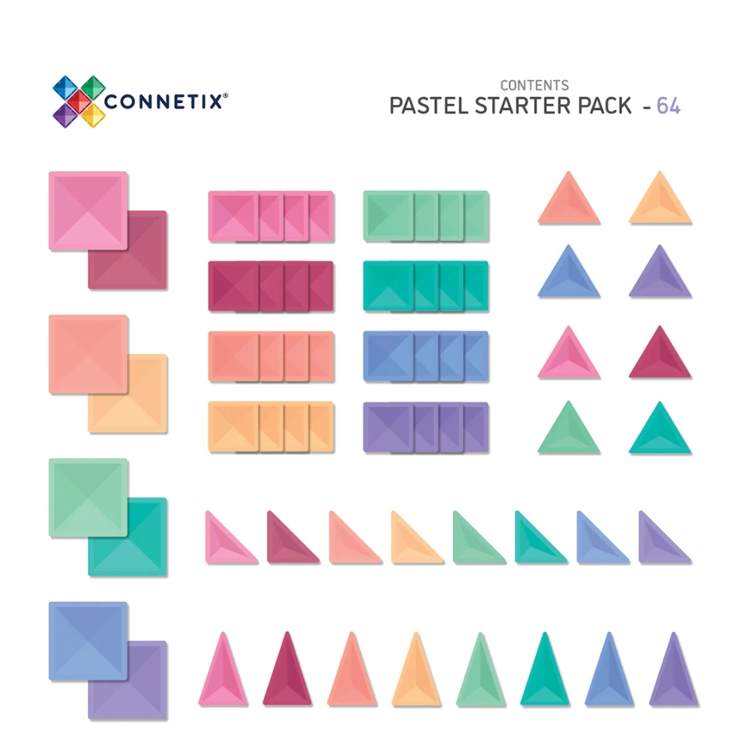 Translucent Magnetic Tile & Car Set